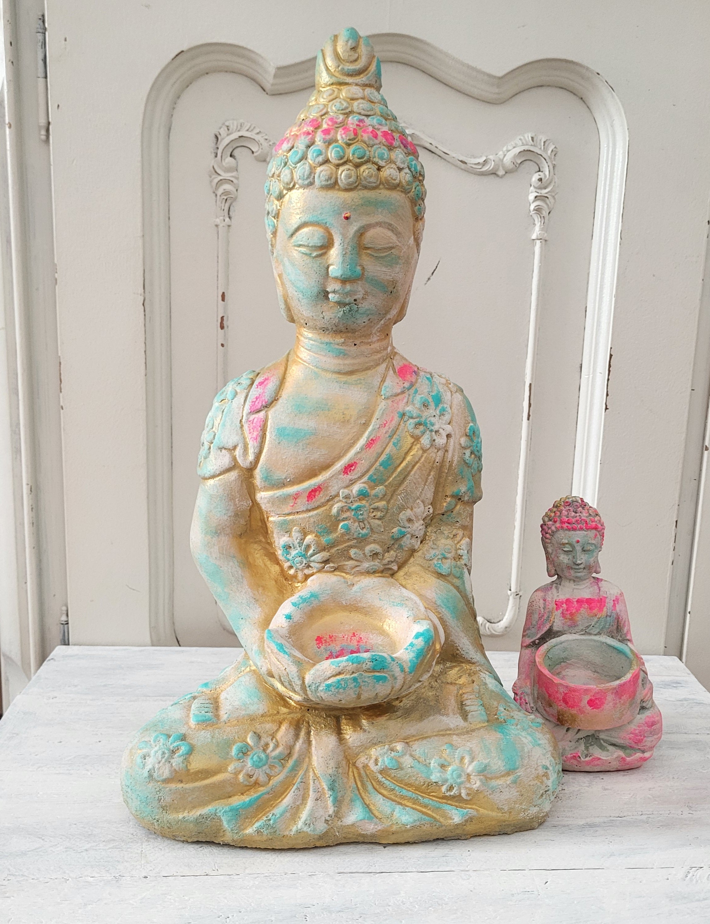Goldener Meditations-Buddha
