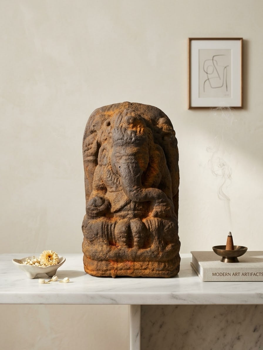 Ganesha mit Rostpatina – Raw Patina Edition