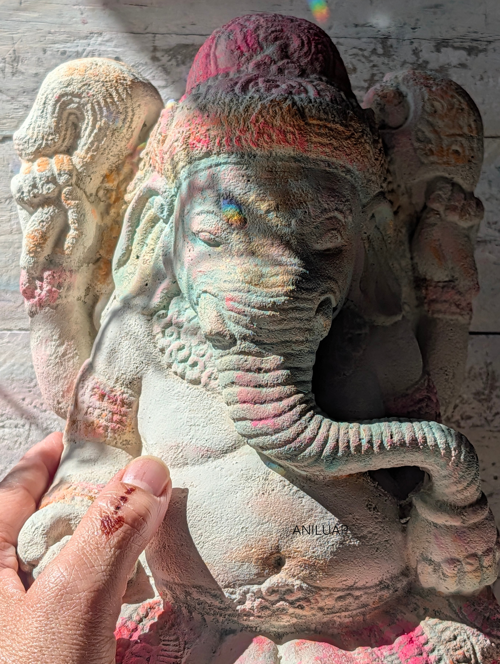 GANESHA Pastell Art – Exklusive Auftragsarbeit in deinen Wunschfarben | ANILUAP