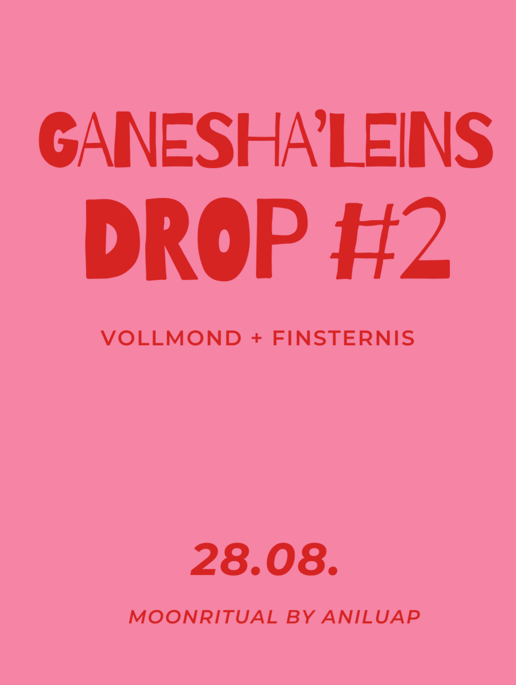 Ganesha Energie Unikat - Drop #2 (Vollmond Edition 28.08.) - COMING SOON
