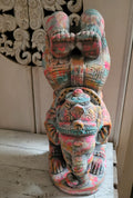 Handstand Ganesha Steinfigur massiv für Meditation und Yoga ANILUAP