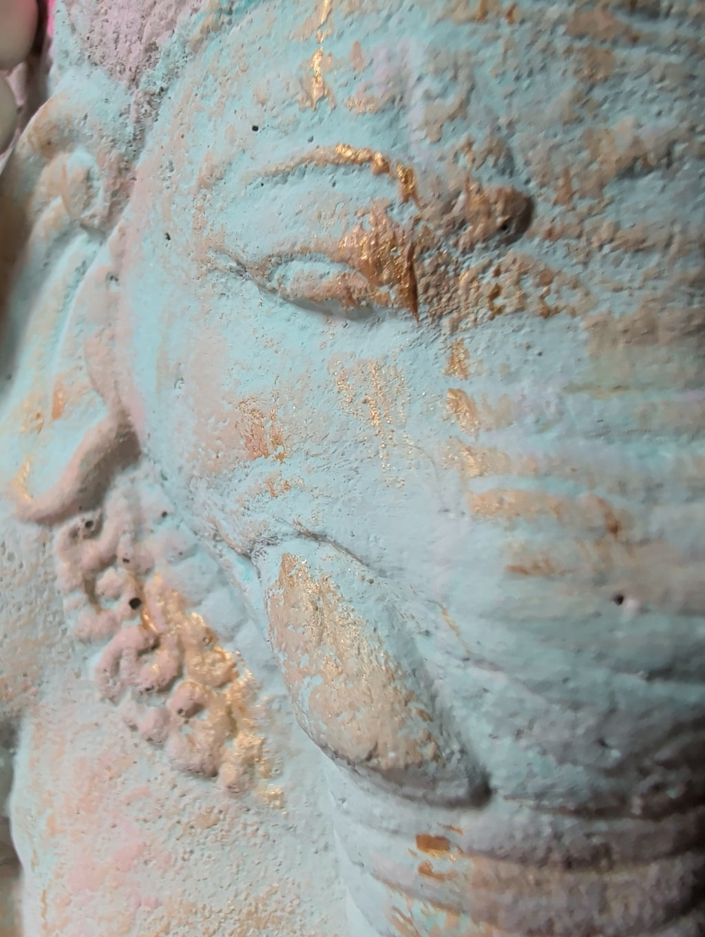 Ganesha Steinfigur | Individuell in Wunschfarbe bemalt | ANILUAP