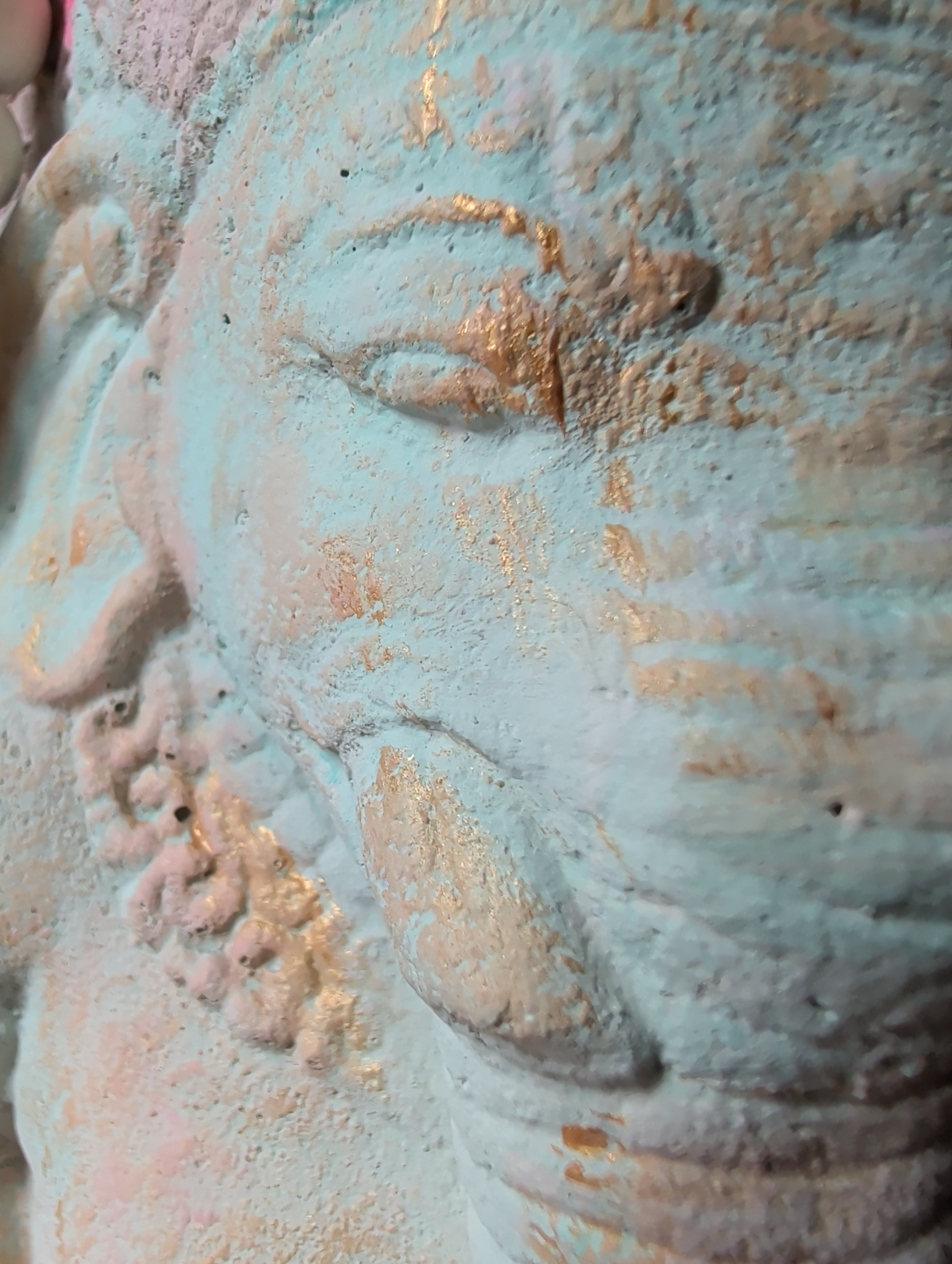 Ganesha Steinfigur | Individuell in Wunschfarbe bemalt | ANILUAP