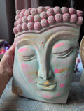 Buddha Stein Relief mint rosa pink ANILUAP