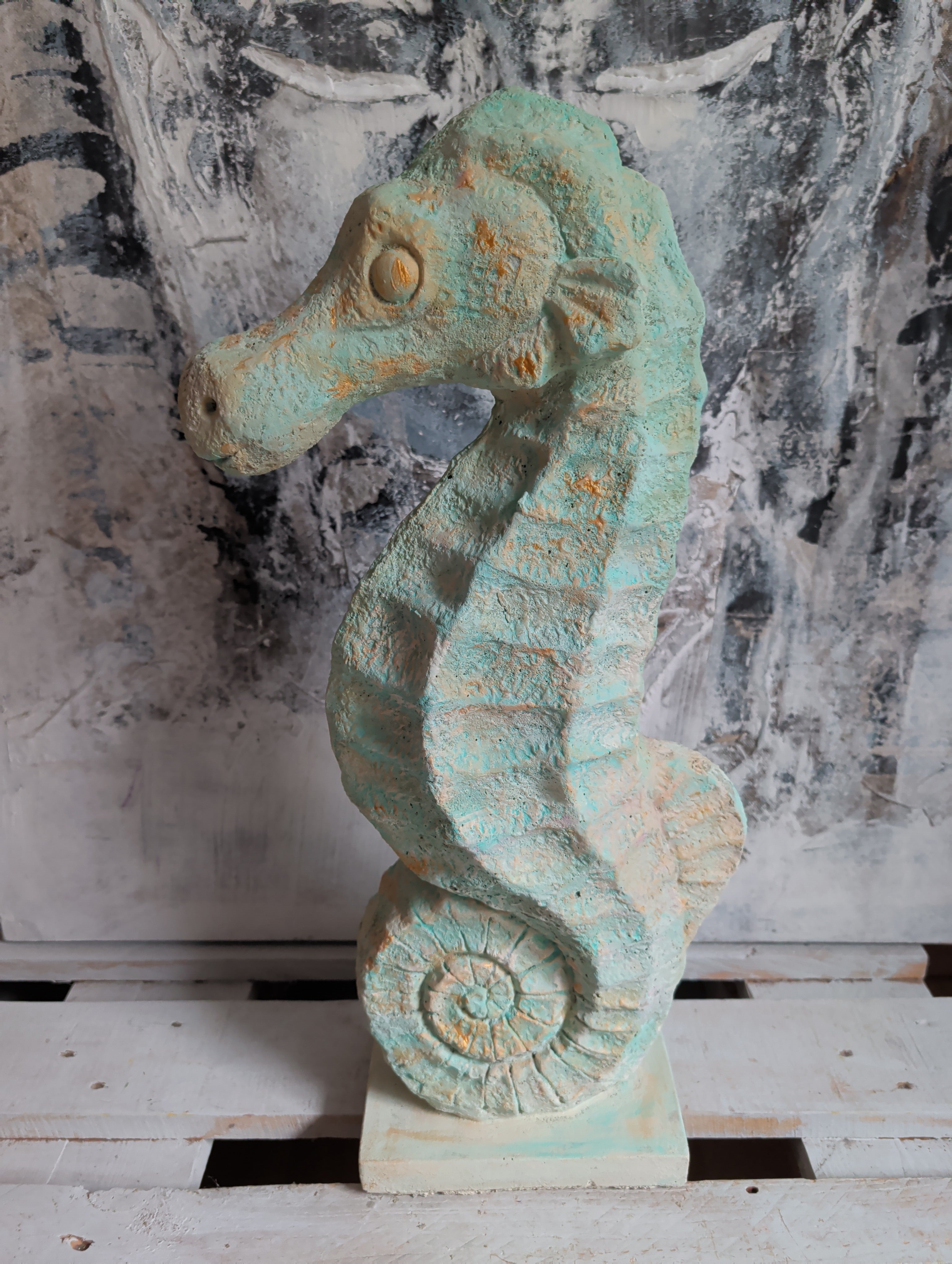 Seahorse - Seepferdchen Skulptur