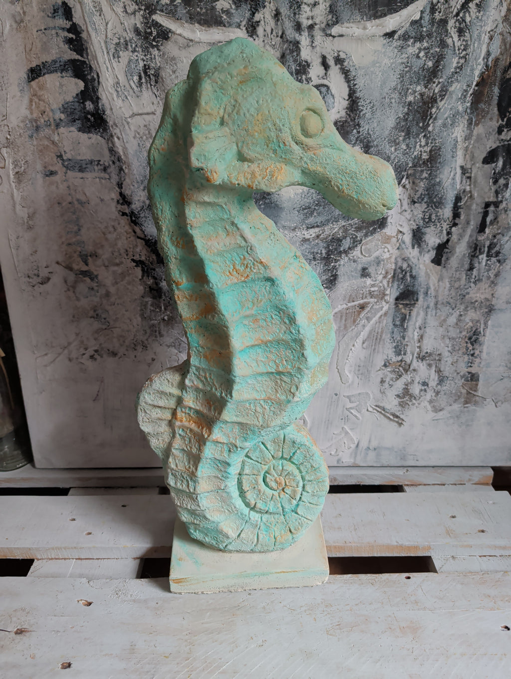 Seahorse - Seepferdchen Skulptur