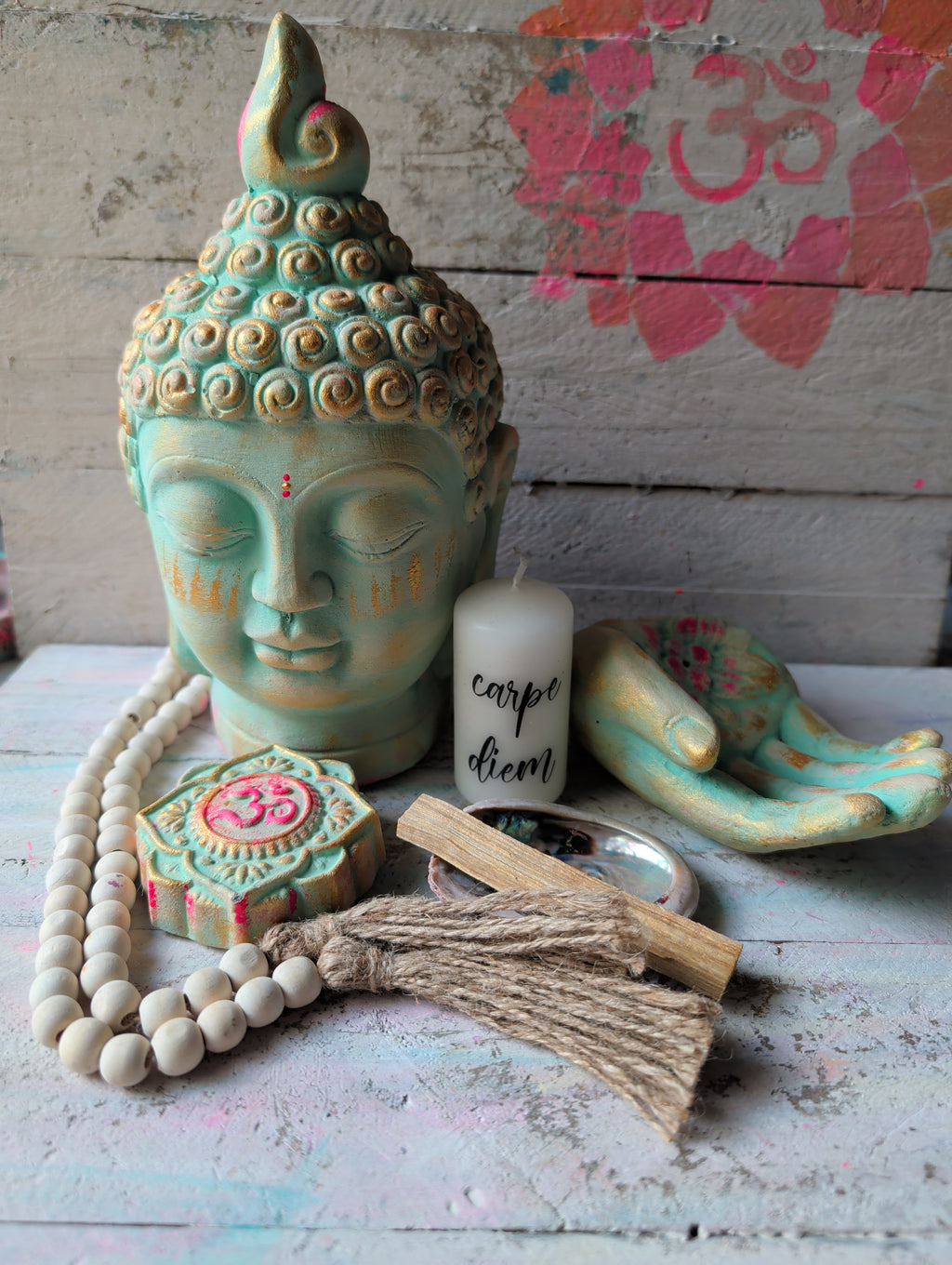 Buddhaür  Set Carpe Diem Yogaraum Praxis Shop ANILUAP