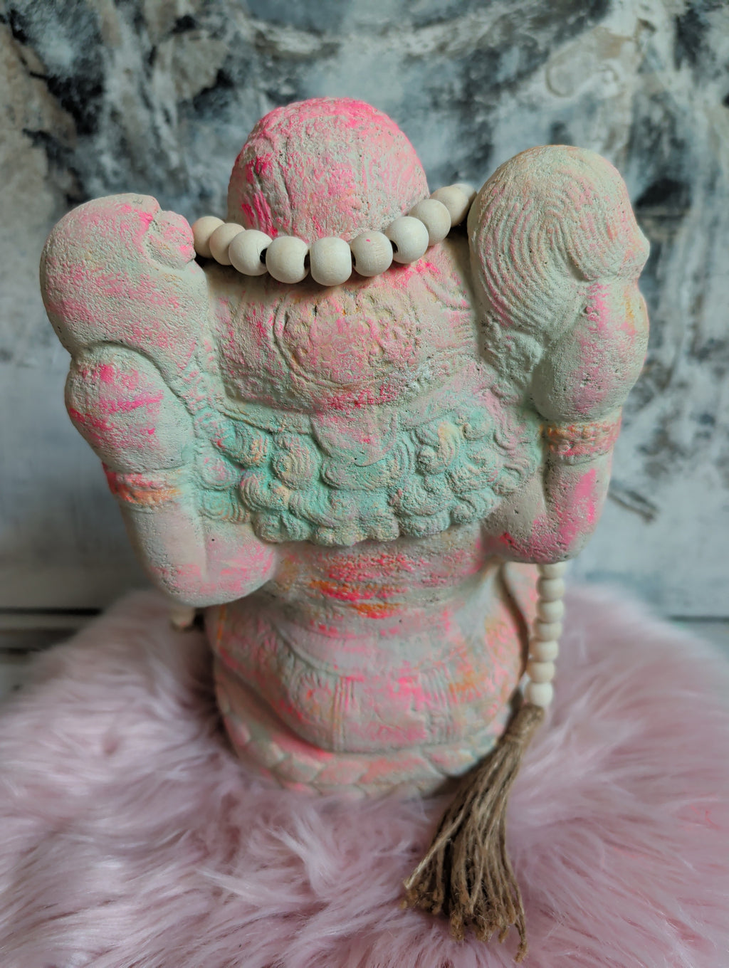 Ganesha bunte Steinfigur für Yoga und Meditation von ANILUAP 