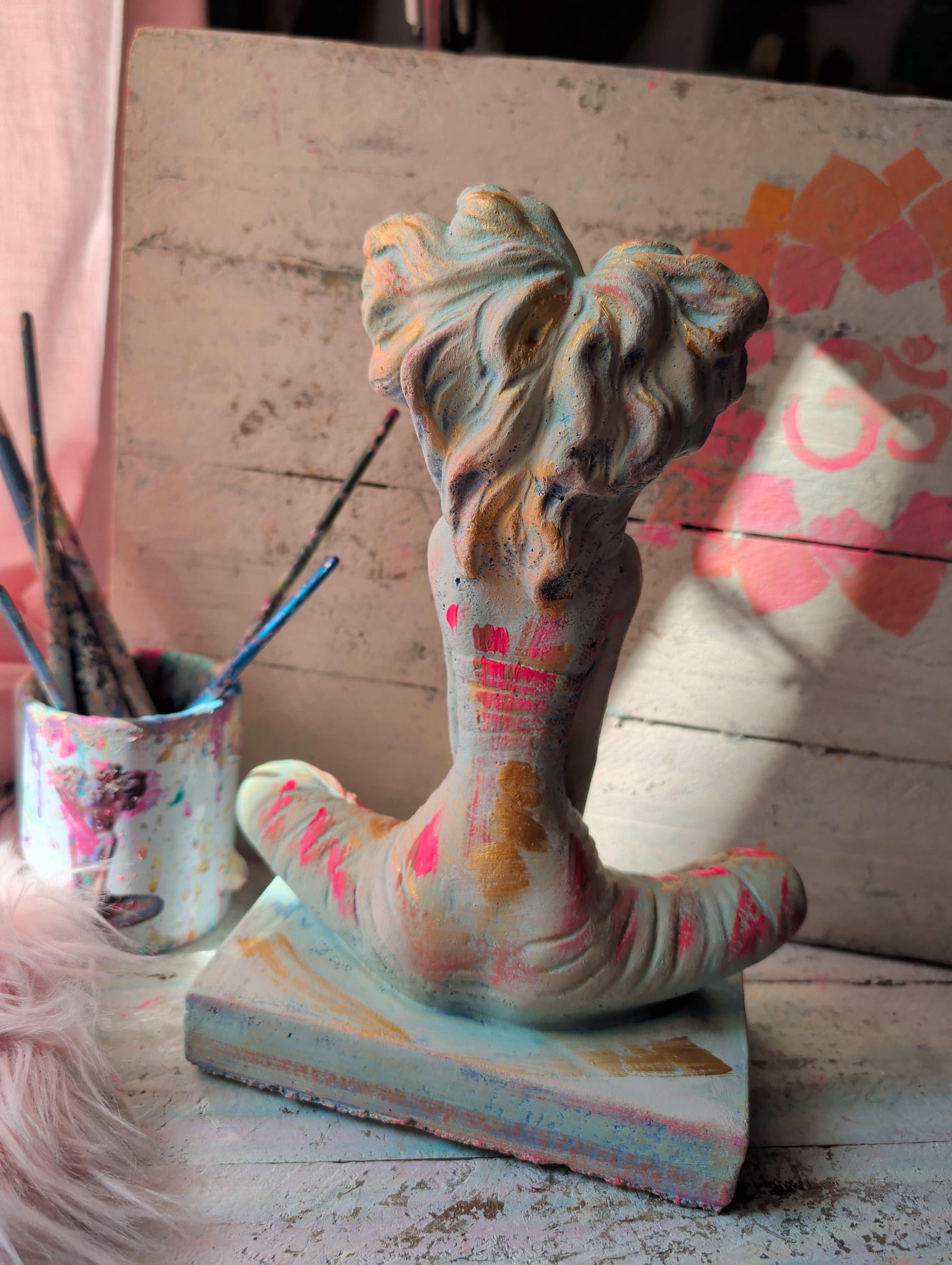 Yogini Tasse Art Mug Edition Keramik 325 ml mit Originalfoto Yogini von ANILUAP 
