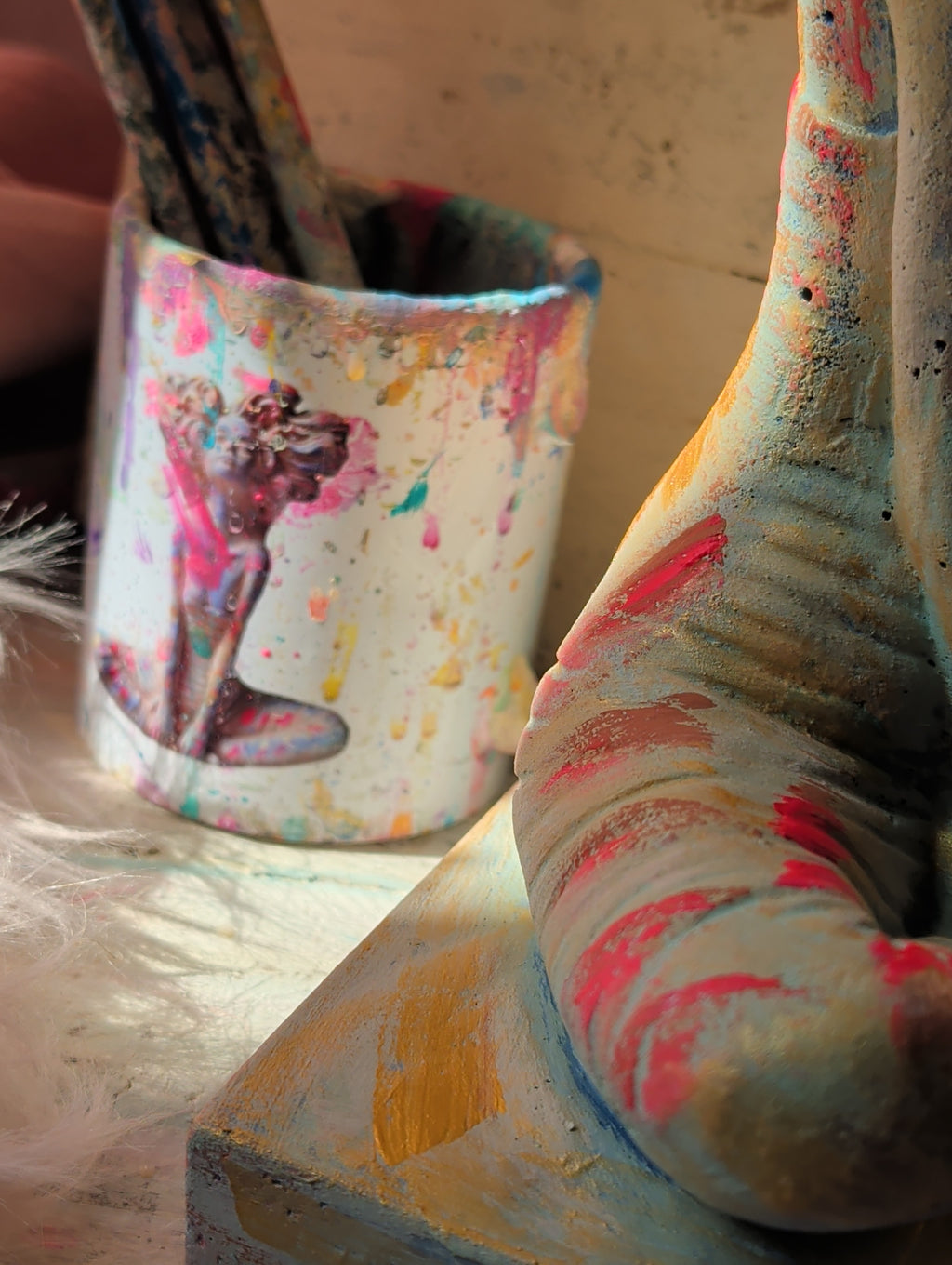 Yogini Tasse Detailansicht limitierte Auflage von ANILUAP 