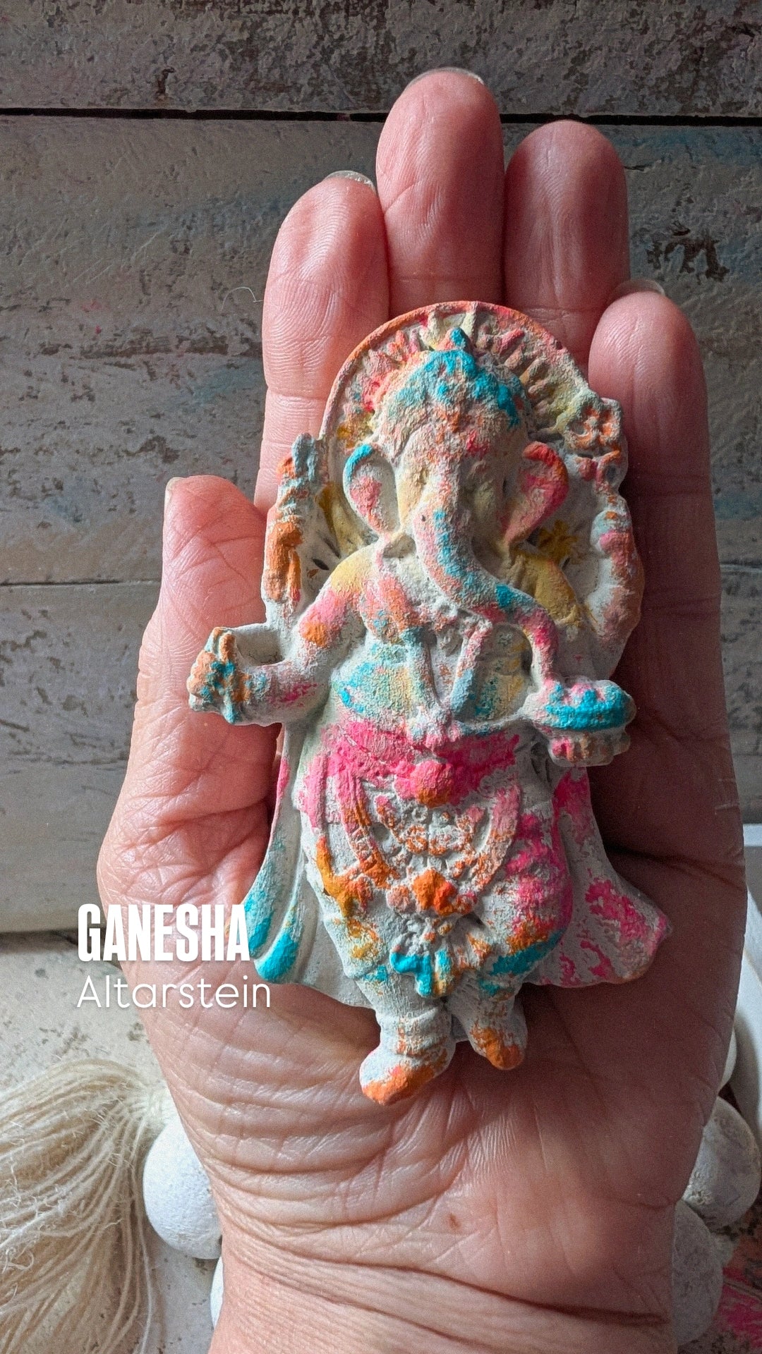 Ganesha Altarstein spirituelle Geschenkidee ANILUAP