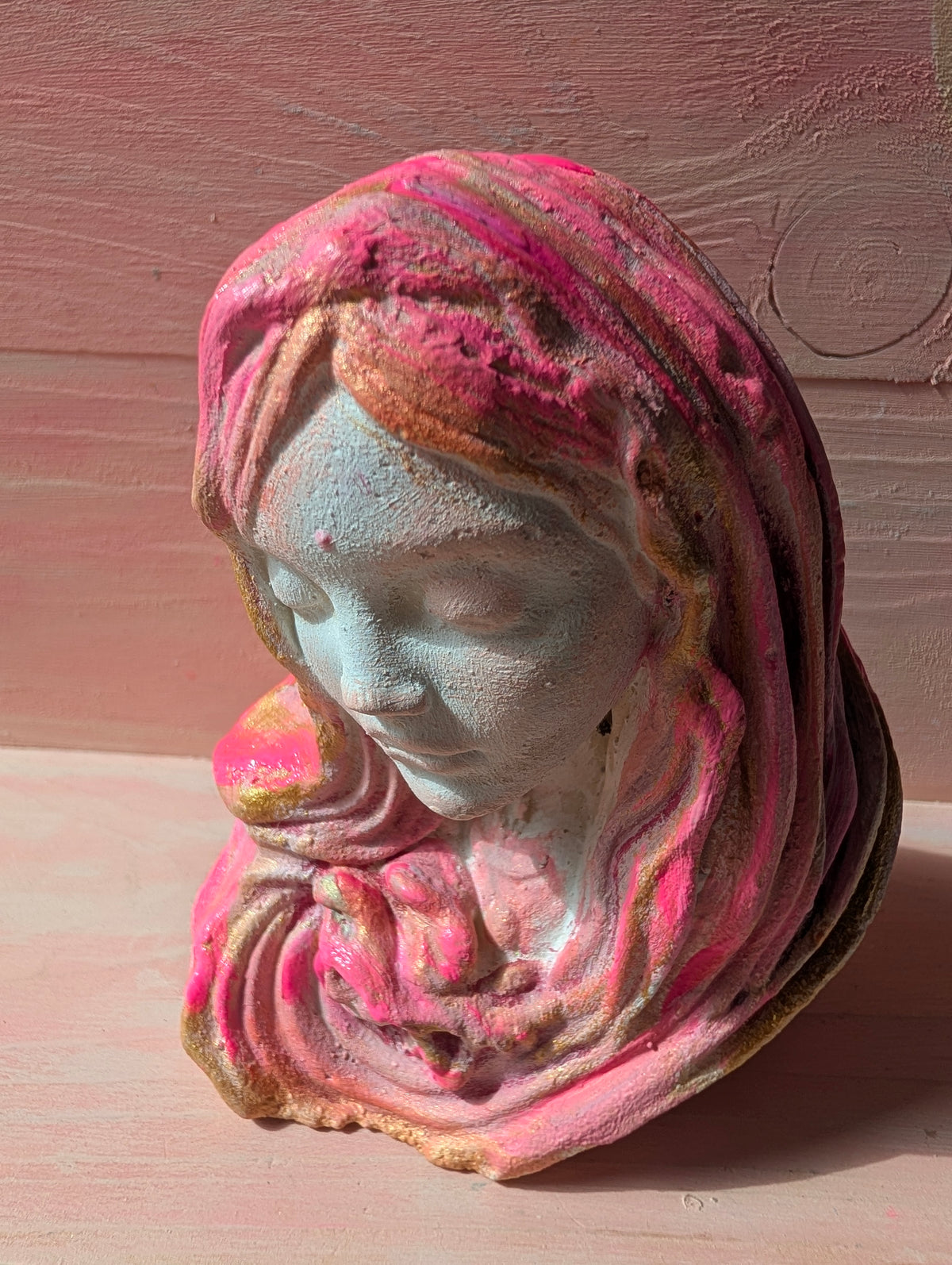 Maria Magdalena Altarfigur – Handgefertigte Steinguss Büste 10 cm | ANILUAP