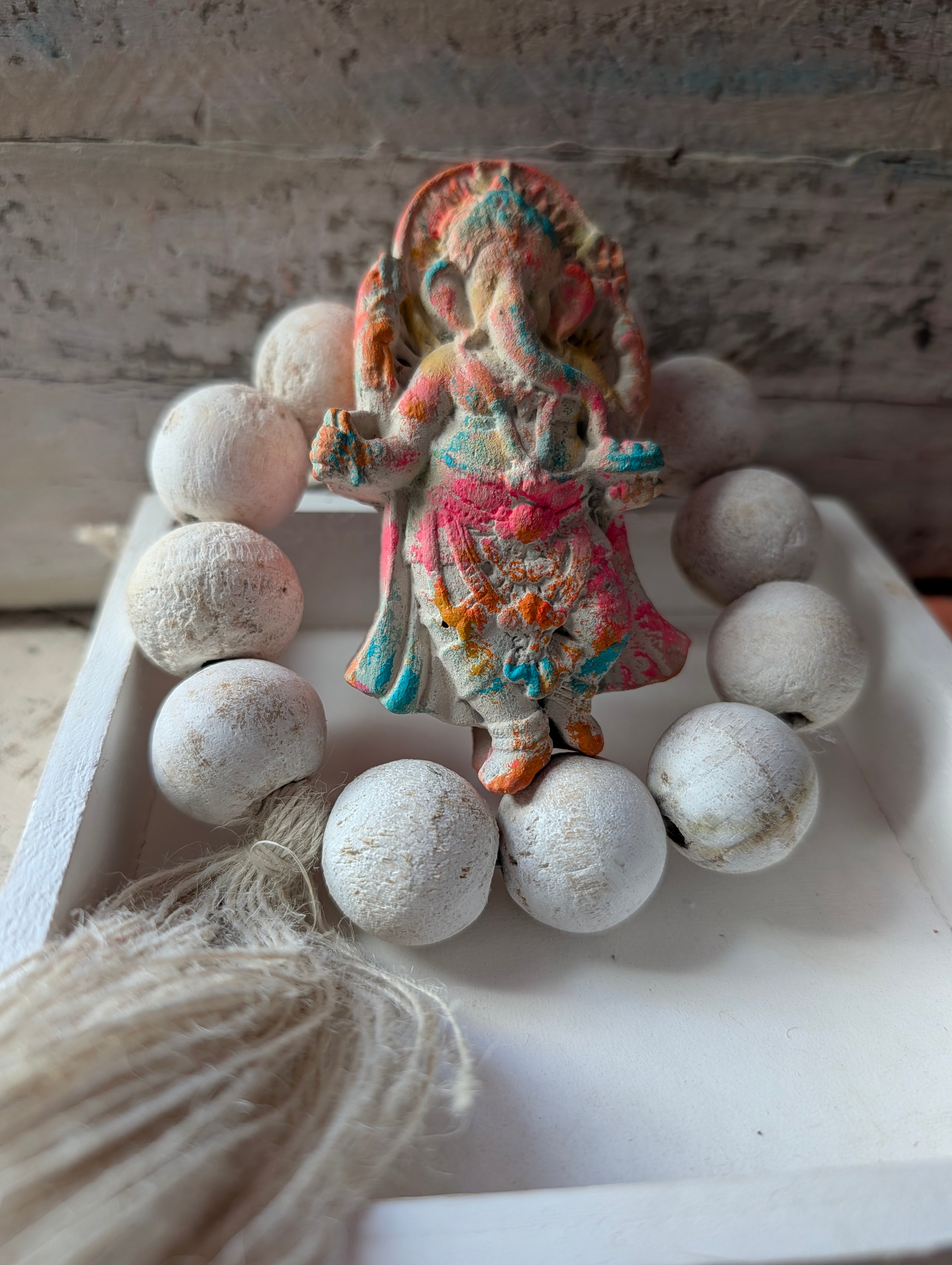 Ganesha Altarfigur handgefertigt ANILUAP