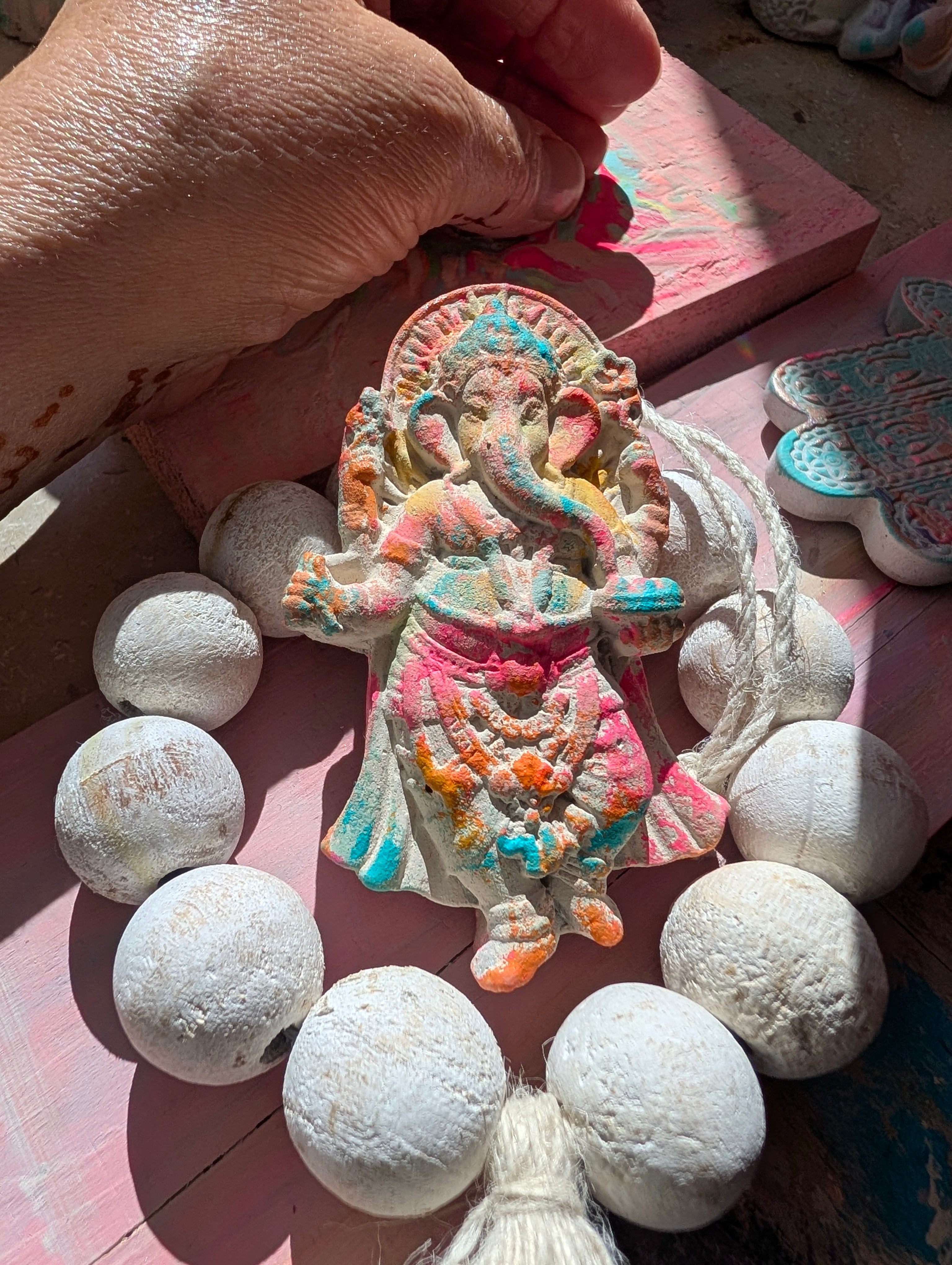 Handgefertigte Ganesha Figur für Altar ANILUAP