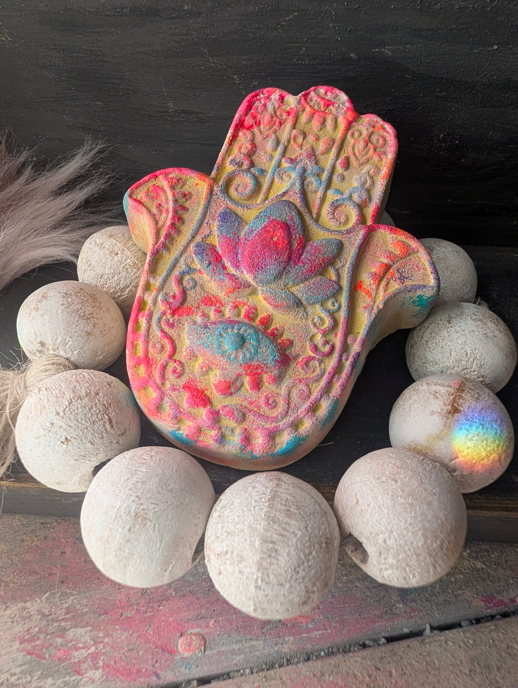 Hamsa Hand handgefertigt für Yoga Meditation ANILUAP