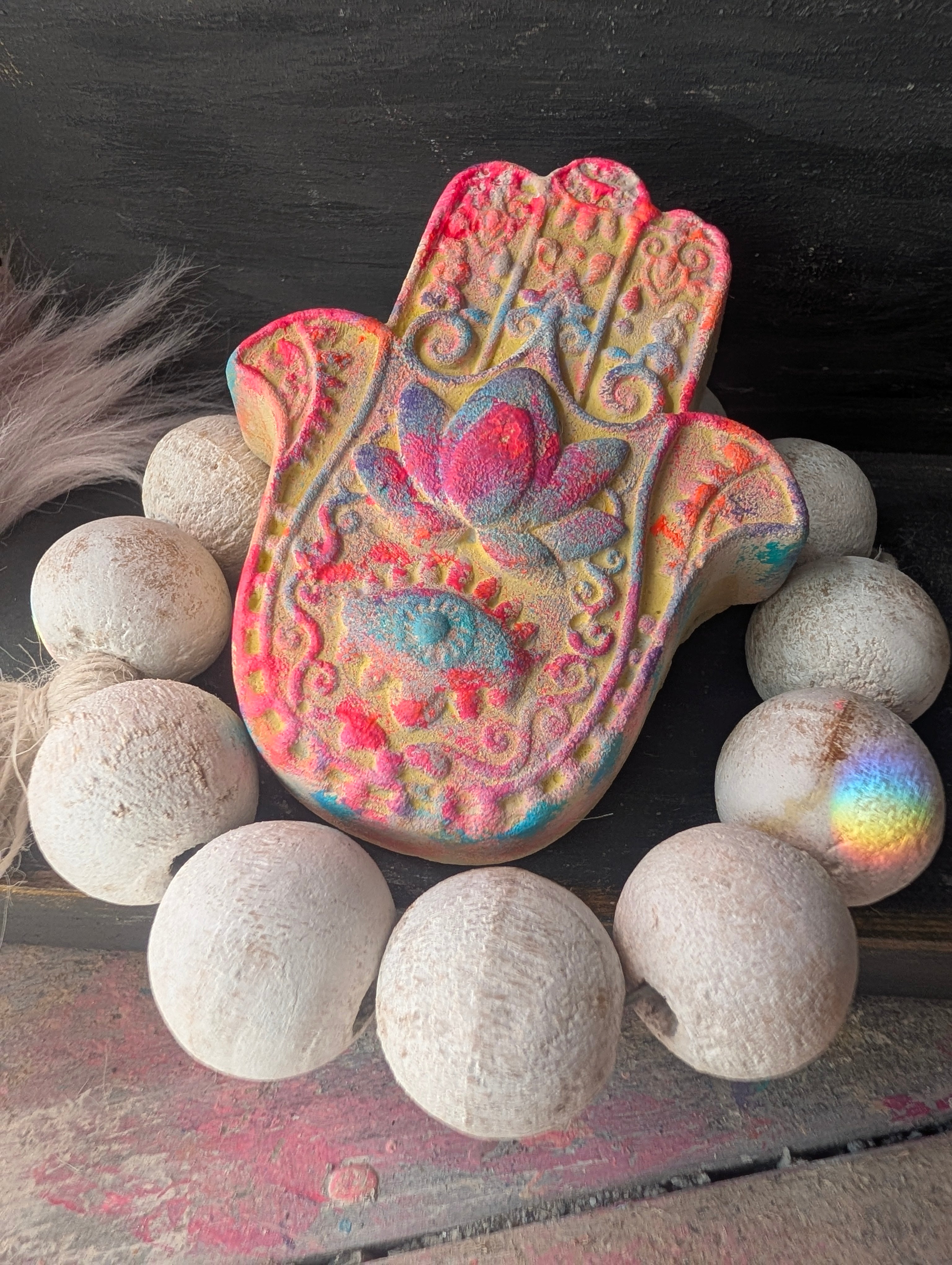 Hamsa Hand handgefertigt für Yoga Meditation ANILUAP