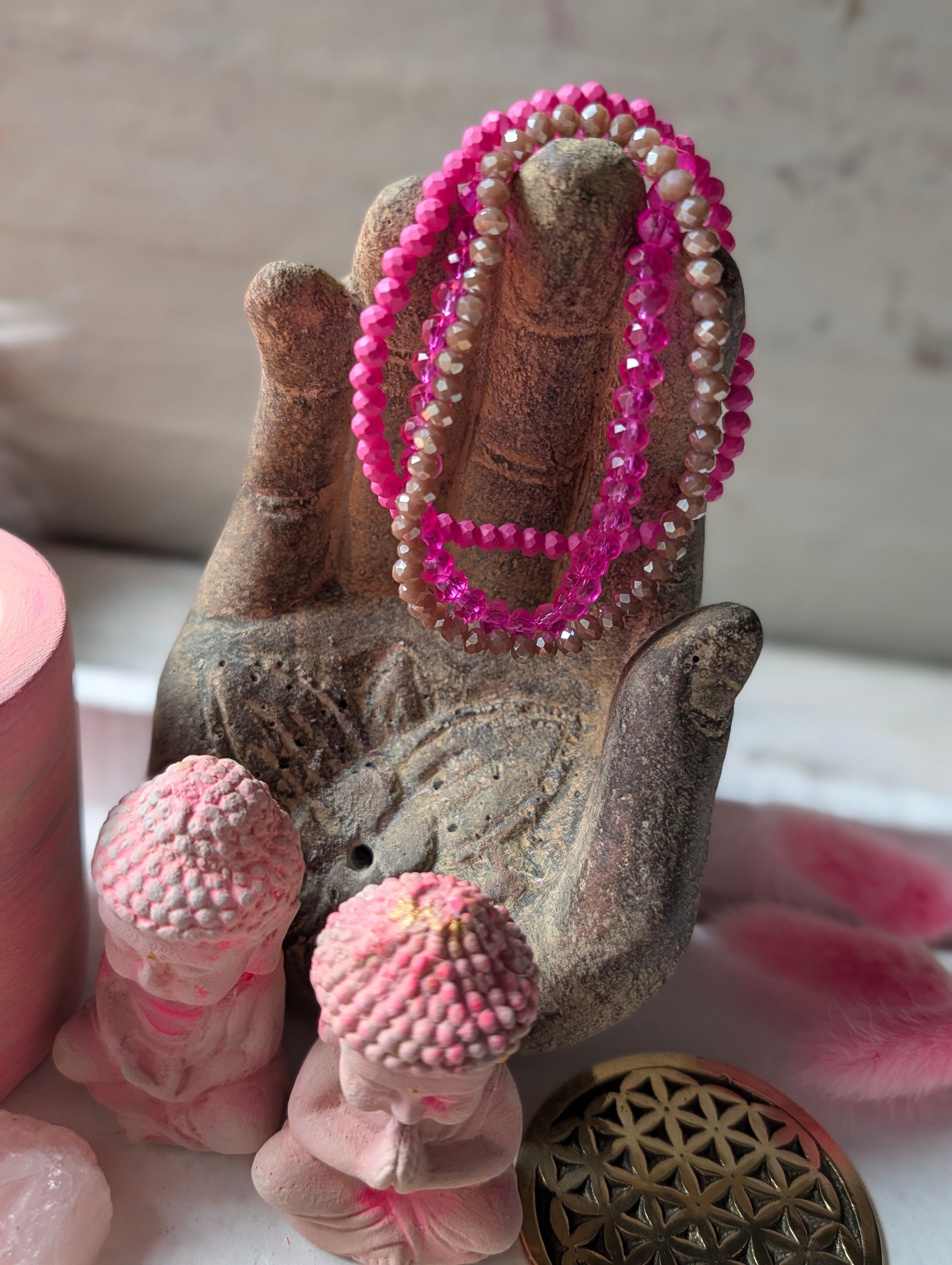Räucherhand mit Lotusblüte zum Räuchern für Rituale ANILUAP