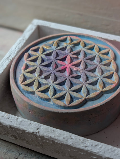 ANILUAP Blume des Lebens - Handgefertigtes energetisches Unikat mit spiritueller Numerologie