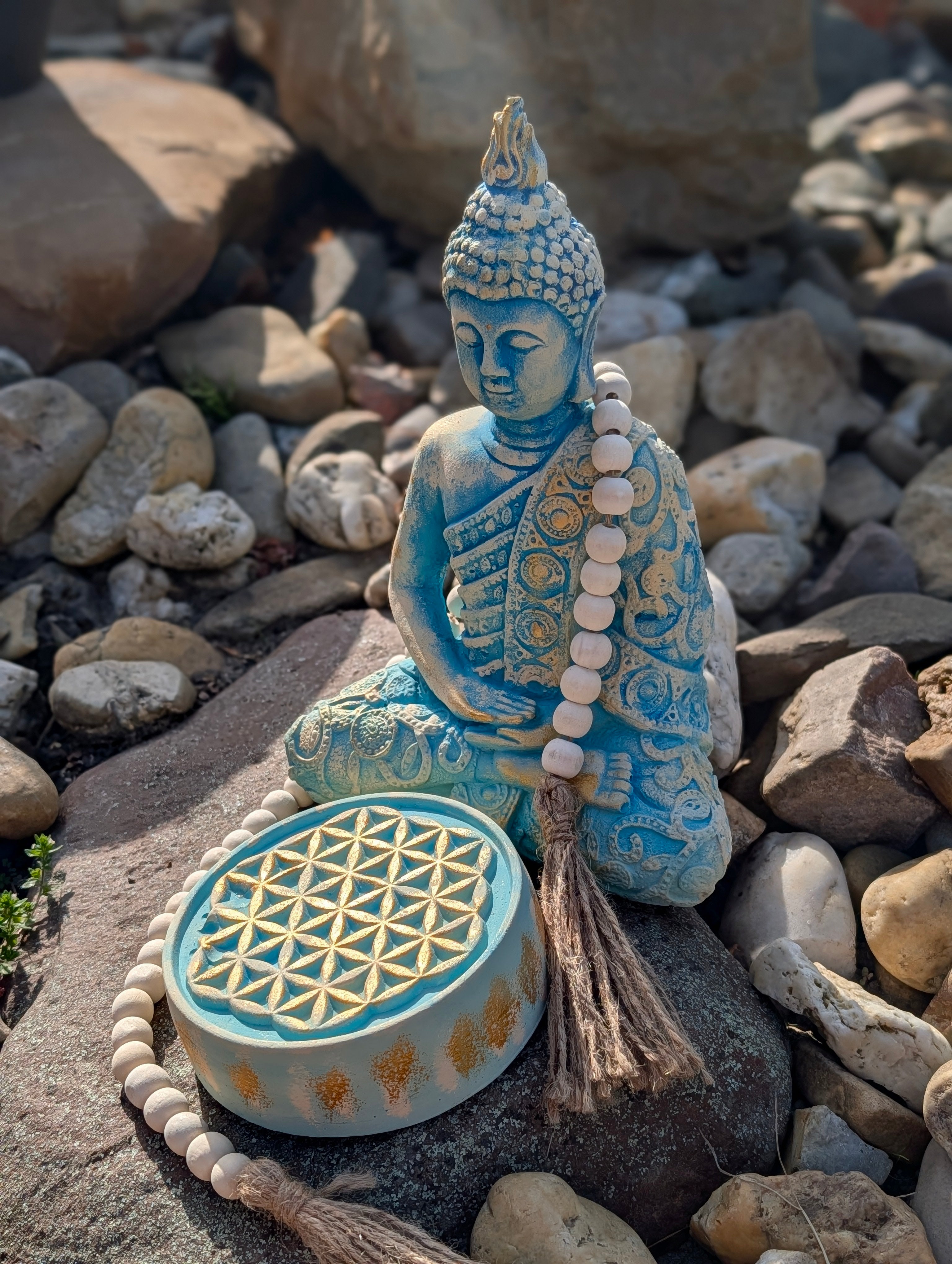 MASTER RESONANCE SET (33) – Numerologie Buddha & Blume des Lebens