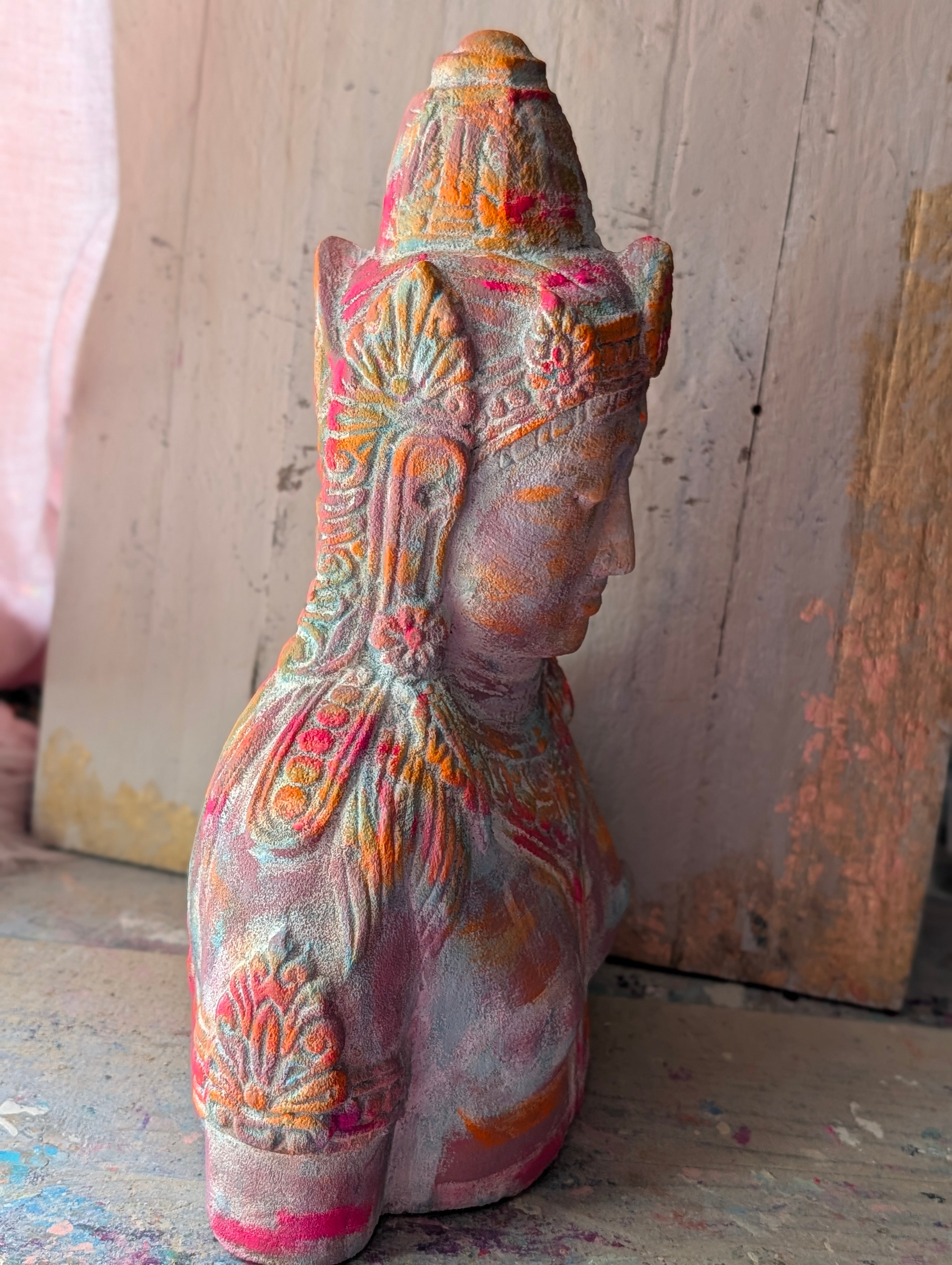 Devi Tara Büste - TARA SUMMER SOLSTICE Unikat