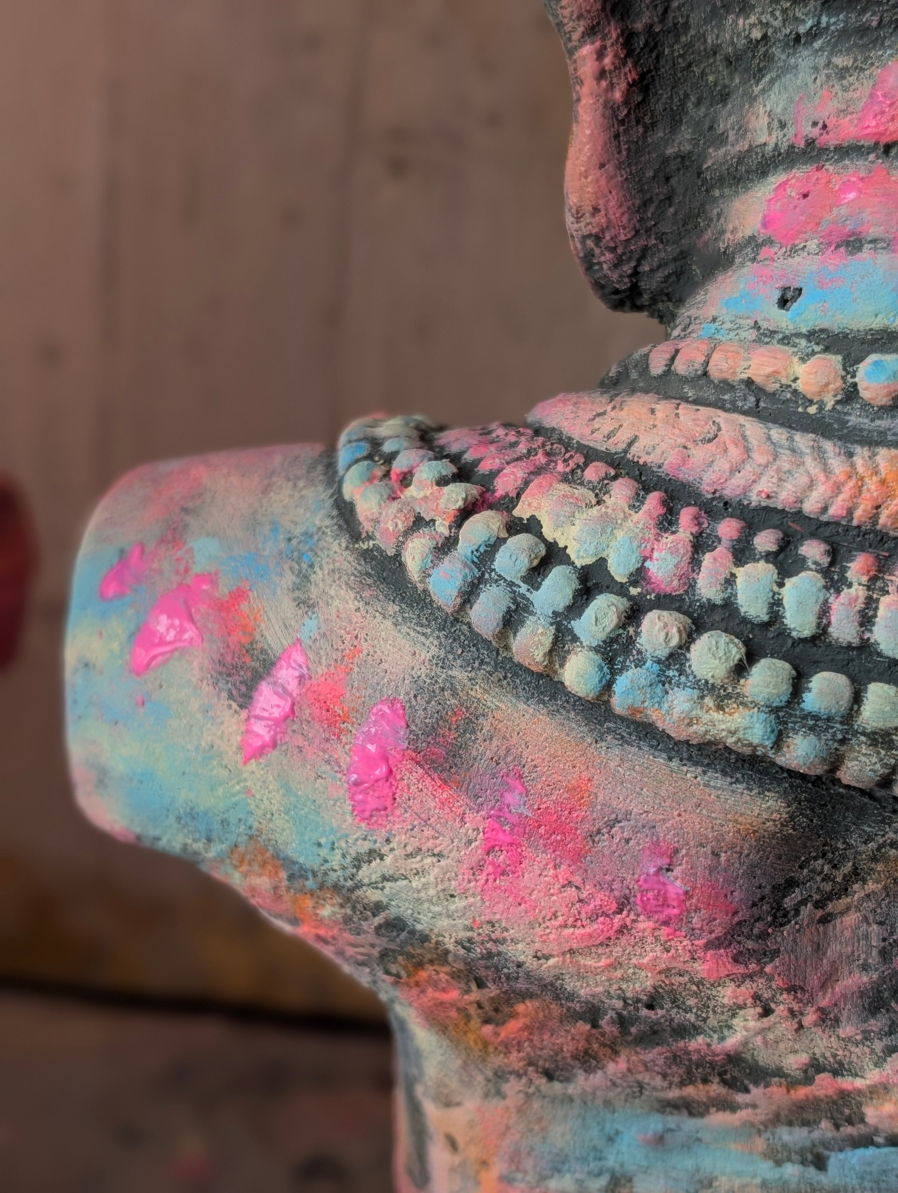 Buddha Büste Rückenansicht ANILUAP