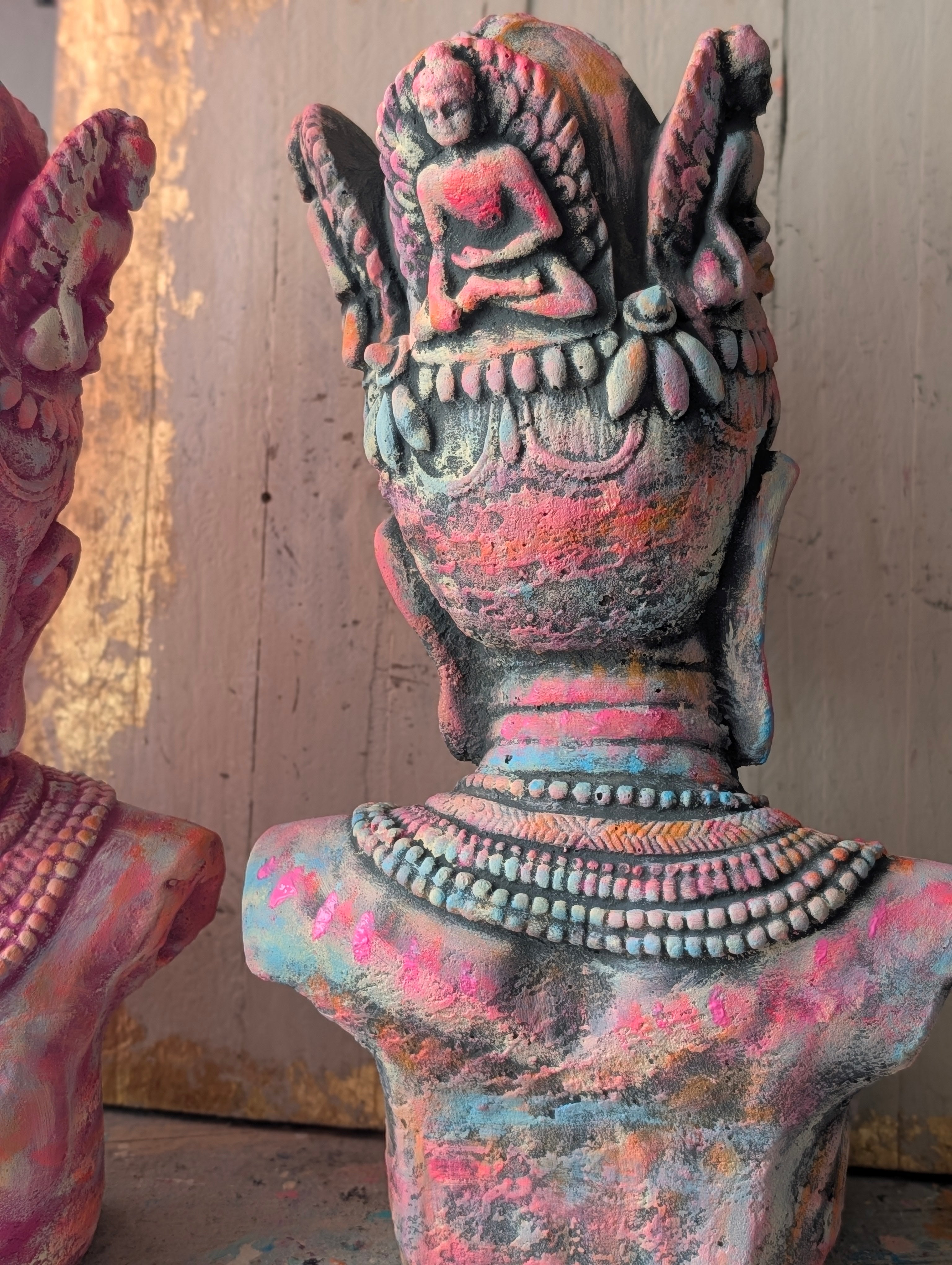 Buddha Büste Spirituelles Unikat für Yoga Meditation ANILUAP