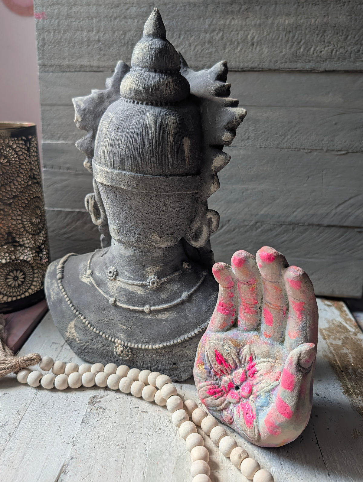 Buddha Büste Rückansicht ANILUAP
