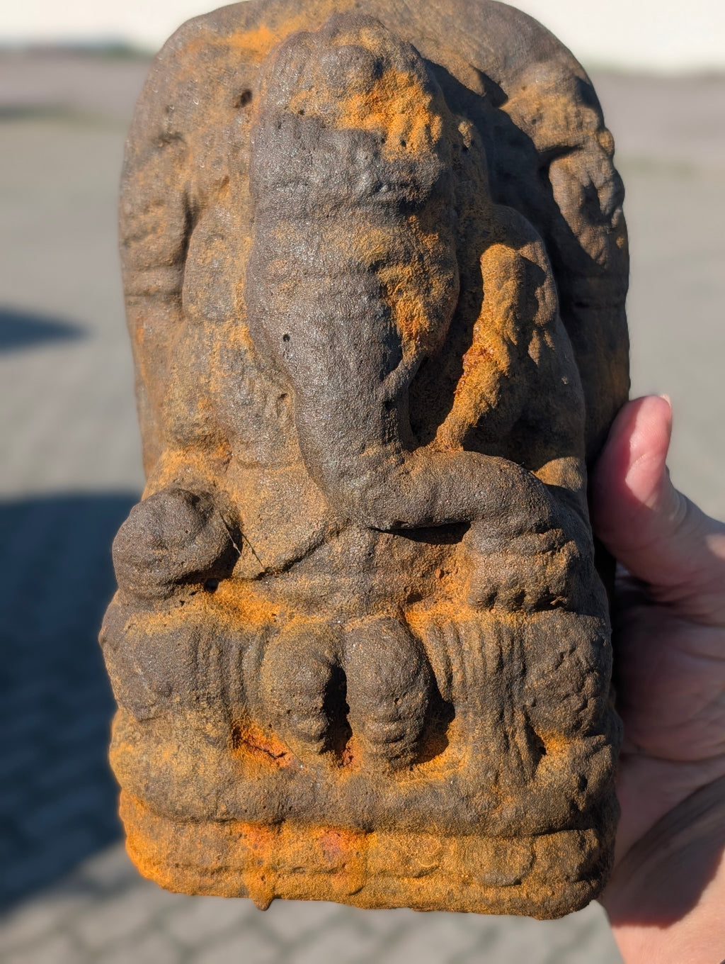 Ganesha mit Rostpatina – Raw Patina Edition