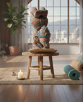 Handstand Ganesha für Yoga Mediattion aus massivem Steimnguss ANILUAP