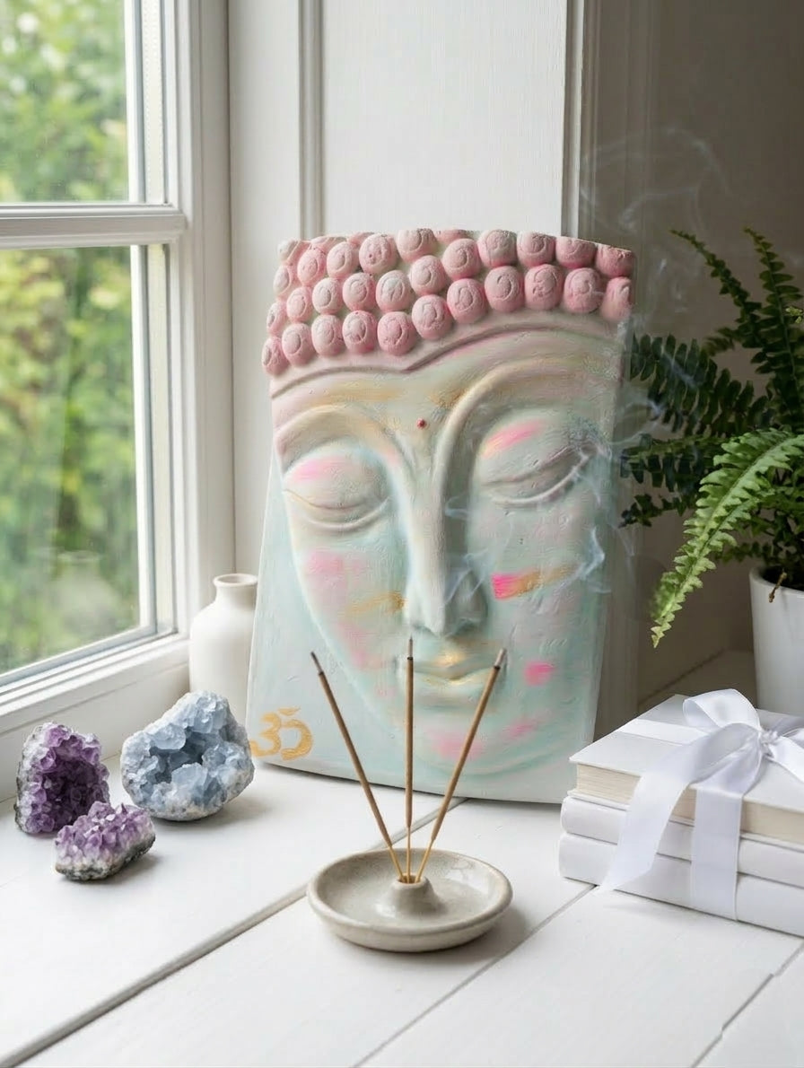 Buddha Stein Relief Dekoration für spirtuelle Räume ANILUAP