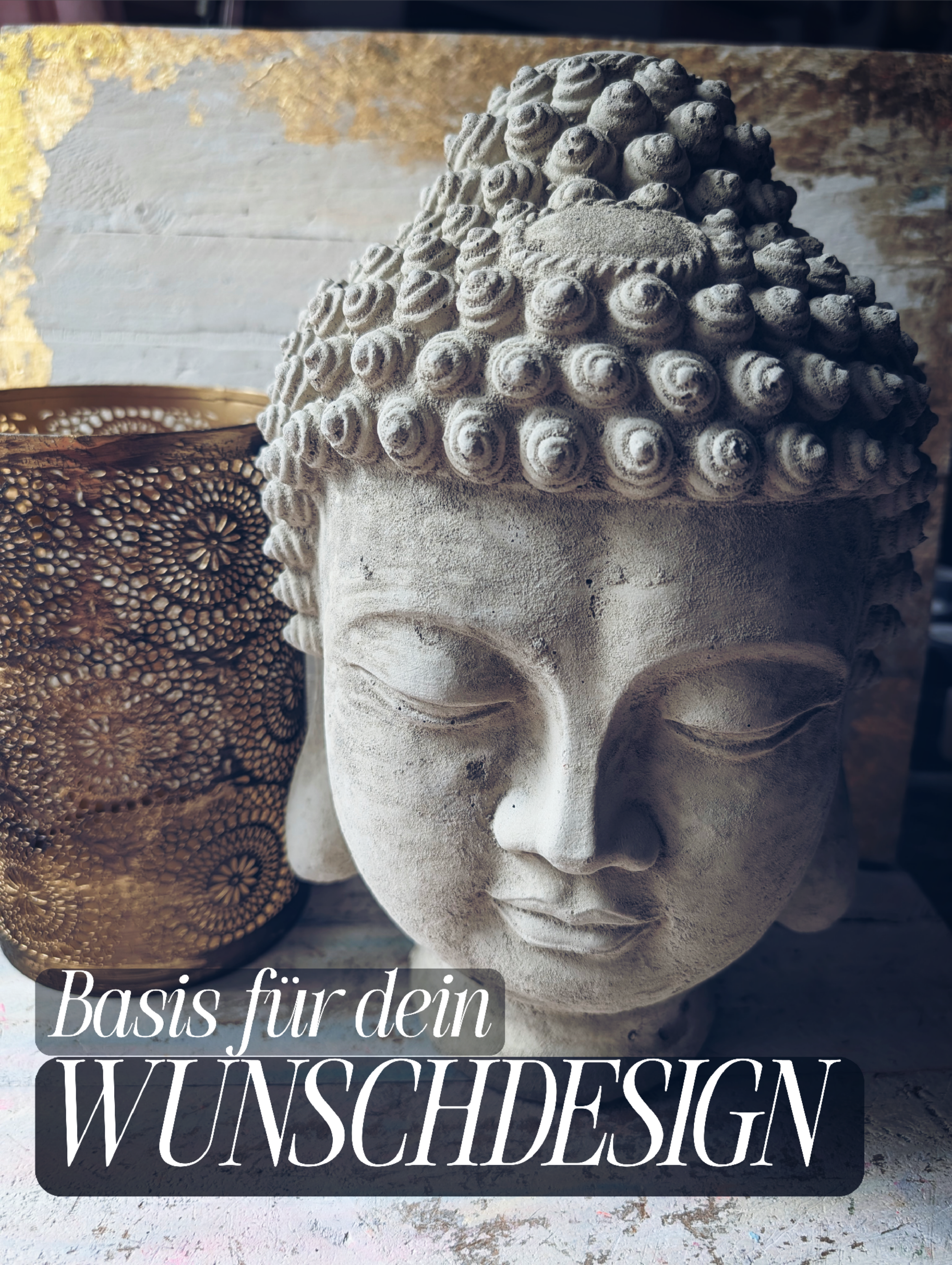 Buddha in deiner Farbe für Dein Yoga Studio Praxis Coaching von ANILUAP